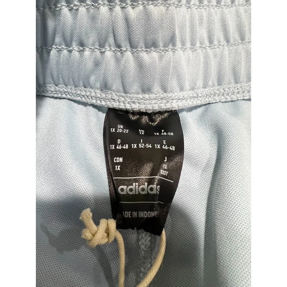 Adidas Pacer Knit Shorts Womens 1X Blue Training Running‎ Workout Gym Activewear